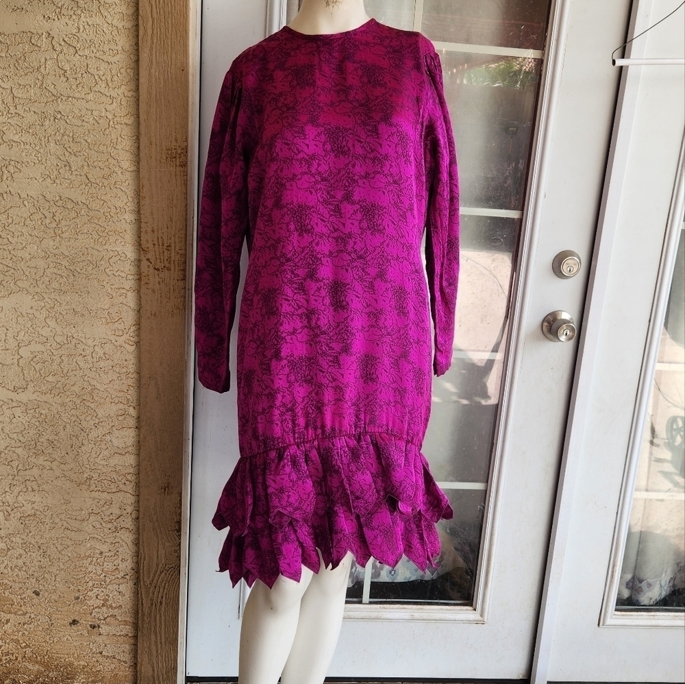 VINTAGE RICHILENE‎ GOURGUES FATHER DRESS - Picture 9 of 10